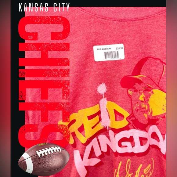 Gildan Other - KC Cheifs: Coach Reid Tee- Super Soft (Size;Large)